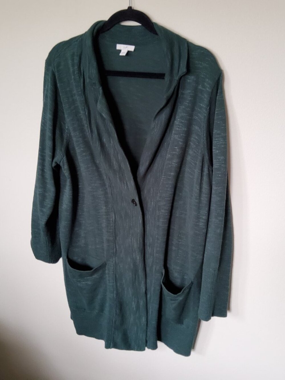 J.Jill Forest Green Cardigan size XL